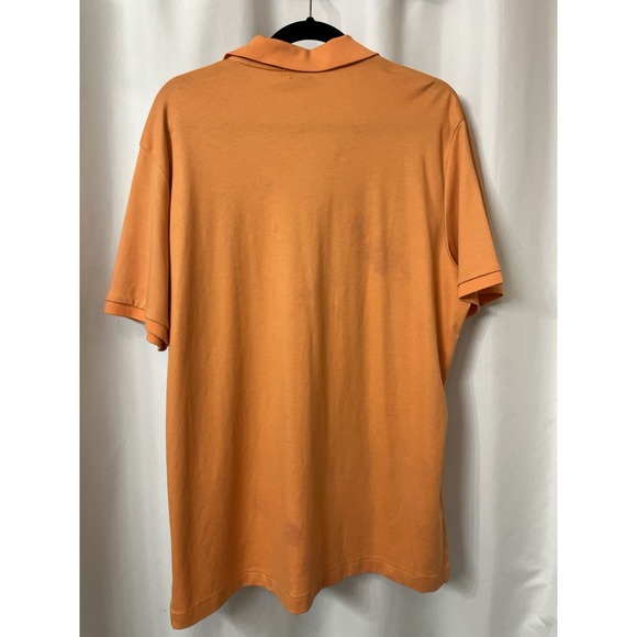 Ralph Lauren Polo Shirt Mens Size XL Orange Pony Short Sleeve Travel ‎ (D30) - Picture 4 of 4
